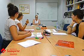 Sprachschule Madrid Studenten
